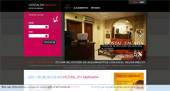 Desktop Screenshot of hostalengranada.es